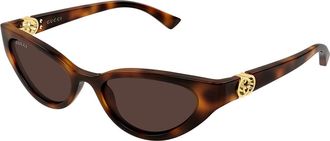 Gucci GG2194S 002 Womens Sunglasses Tortoiseshell Size 52 - Free RX Lenses - Free RX Lenses