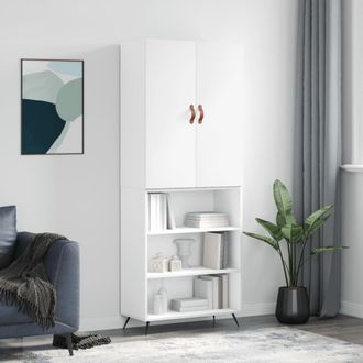 Berkfield Home Highboard White 69.5x34x180 cm Engineered Wood