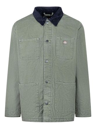 Dickies corduroy-collar jacket - Green