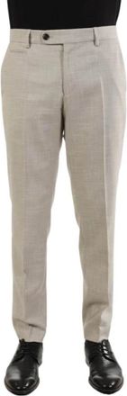 HUGO BOSS Chino Broek - Heren - Nette broeken - Beige - 2XL - Katoen - Broeken