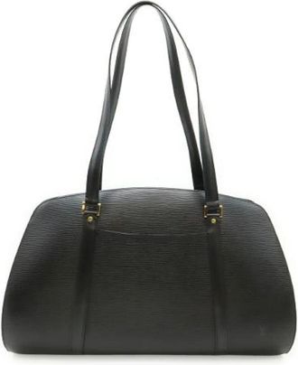 Louis Vuitton Pre-owned Epi Solferino GM 2way Boston Bag - Dames - Vintage Schoudertas - Zwart - ONE Size - Leer - Vintage