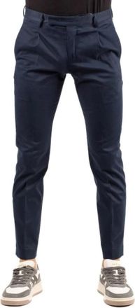 Pantaloni Torino Pantaloni Pt - Heren - Nette broeken - Blauw - S - Broeken