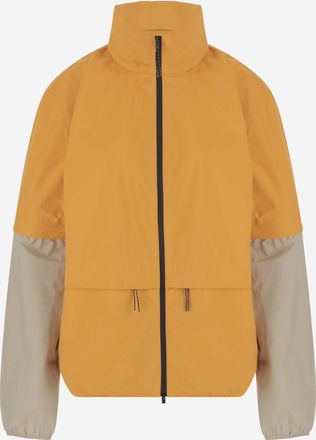 Autry Womens Two-Tone Nylon Jacket Orange Polyamide