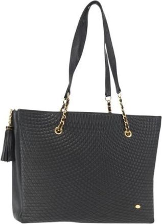 Bally Pre-owned leren tote - Dames - Vintage Shopper - Zwart - ONE Size - Leer - Vintage