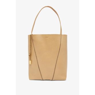 Chlo&eacute; Spin Tote Bag In Grained Leather