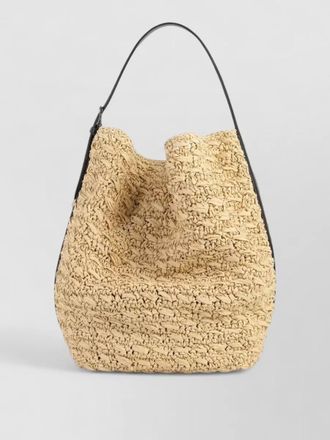Toteme raffia bucket bag