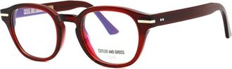 Cutler and Gross CG1356 007 Bordeaux Red 51mm