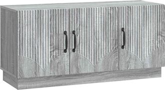 vidaXL Mueble De Tv Gris Sonoma 99 X 34,5 X 47 Cm Madera De Ingenier&iacute;a Vidaxl