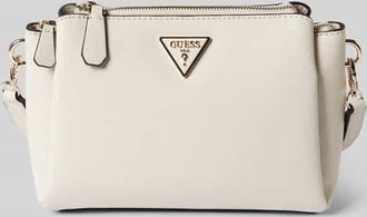 Guess Handtasche mit Label-Detail Modell NOELLE in Ecru, Größe 1