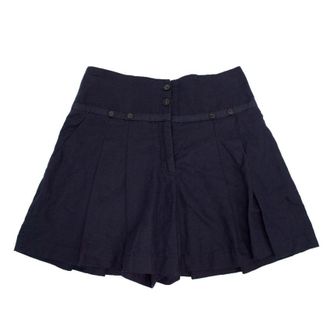 Matthew Williamson Navy Mini Skater Skirt Size XS