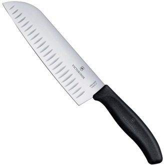 Victorinox by Swiss Army Cuchillo De Cocinero Santoku Con Filo De Bola Swiss Classic Longitud 170/298 Mm