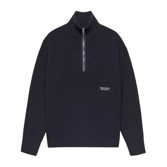 New Amsterdam Surf Association Truien & Vesten, Heren, Blauw, L, Plate Half-Zip