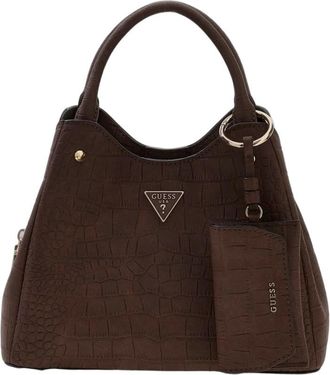 Guess Lorella Petit Tote - Dames - Handtassen - Bruin - ONE Size - Tassen