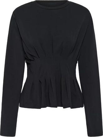 Gestuz Tops - Dames - Longsleeves - Zwart - S - Tops