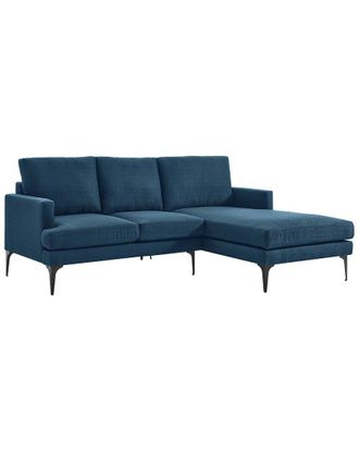 ModWay Evermore Right-Facing Upholstered Fabric Sectional Sofa