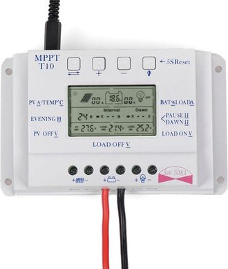 OEM Controlador De Carga Solar De 30 A, 12 V/24 V, Con Identificaci&oacute;n Autom&aacute;tica De Voltaje, Regulador Inteligente De Panel Solar Con Pantalla Lcd Y Puert