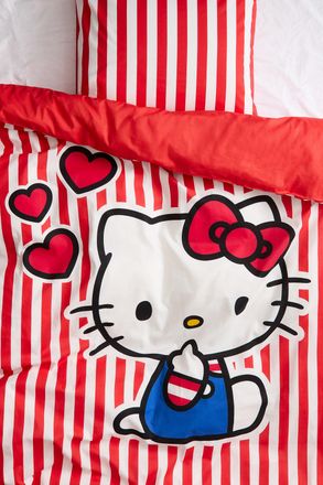 H&M Bettwäsche für Einzelbetten mit Aufdruck - Red