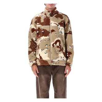 Obey Axis Sherpa Jas - Heren - Fleece jassen - Veelkleurig - L - Polyester - Fitness