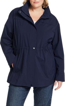 Gallery Packable Water Resistant Jacket in Navy at Nordstrom, Size 1 X