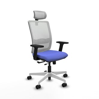 Piqueras y Crespo Silla De Oficina Piqueras Y Crespo Haches Blanco Espuma Inyectada
