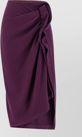 Dries Van Noten cotton asymmetric skirt