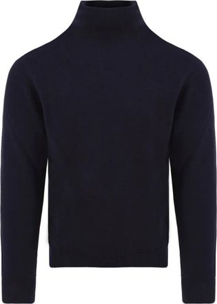 Malo Cashmere coltrui - Heren - Cashmere truien - Blauw - L - Truien & Vesten