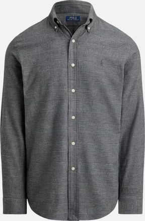 Polo Ralph Lauren Mens Polo Ralph Lauren Brushed Twill Shirt 002 Grey Heather - Size: 40/Regular