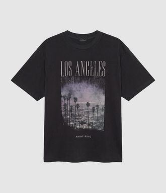 Anine Bing Tee Shirt Cade Los Angeles Vintage Black