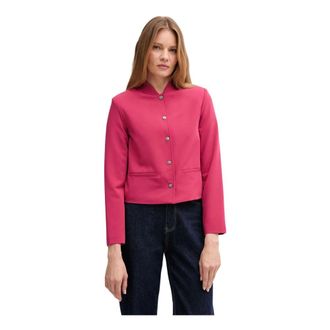 Benetton Jassen, Dames, Roze, L, Leer, Lichte Jassen