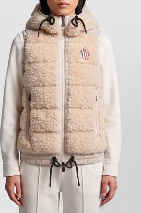 Moncler teddy fleece gilet