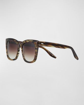 Barton Perreira Bolsha Rectangle Gradient Sunglasses