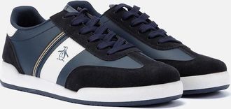 Original Penguin Mens Penguin Gaz Mens Navy Trainers - Blue - Size: 10