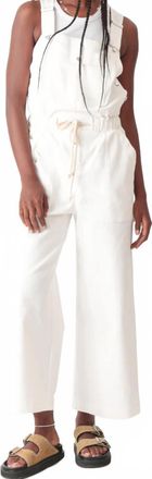 Electric & Rose Easy Straight Leg Overall In White