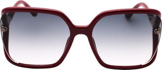 Tom Ford Gradient Smoke Shiny Fuxia Montuur Zonnebril