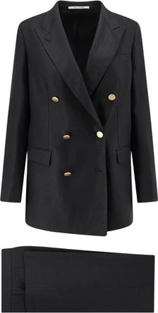 Tagliatore Dames, Jassen, Zwart, Maat: XS Linnen