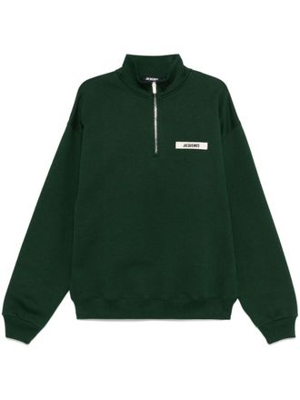 Jacquemus The Gros Grain sweatshirt - men - Cotton - S - Green