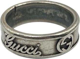 Gucci Silver Silver 925 Band Ring (Pre-Owned)
