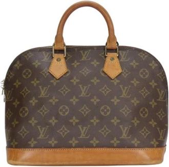 Louis Vuitton Pre-owned Handbags, female, Brown, Size: ONE SIZE Pre-owned Canvas Handbag