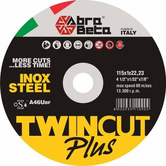 OEM 50 X Abrabeta Disco P/ferro Twin Cut Plus 115x1,0 Mm