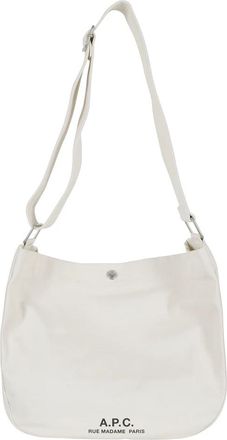 A.P.C. Besace Journal - Heren - Schoudertassen - Wit - ONE Size - Tassen