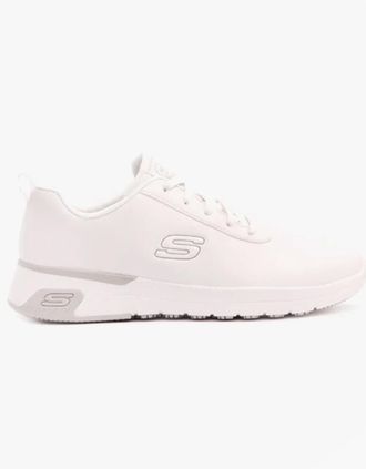 Skechers Womens Skechers Work 108010EC MARSING - GMINA SR Womens Occupational Trainers White - Size: 3.5