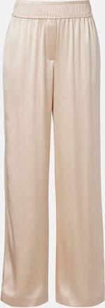 Brunello Cucinelli Silk-blend satin wide-leg pants