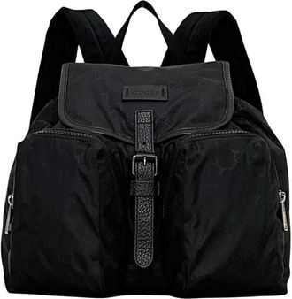 Gucci Black Nylon Backpack (Pre-Owned)