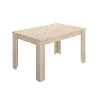 Dmora Mesa extensible efecto madera de roble 190x90h77 cm