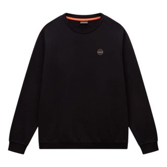 Napapijri Heren Badge Sweatshirt (Zwarte Schoonheid)