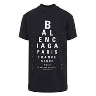 Balenciaga T-Shirts, unisex, Black, Size: S Black T-Shirt & Polo Collection