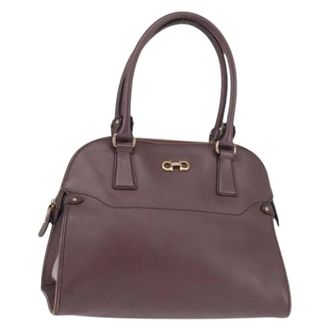 Ferragamo Pre-owned Handbags, female, Purple, Size: ONE SIZE Pre-owned Handbag