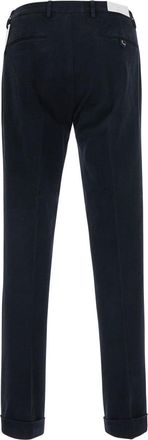 Michael Coal Mens Cotton Trousers With Belt Blue