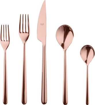 Mepra Linea Flatware Set - 5 Pieces in Bronze at Nordstrom