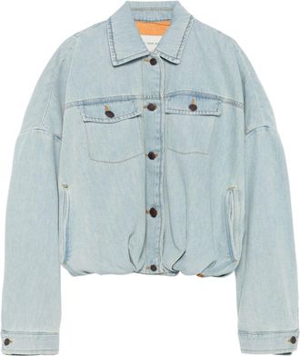 Dries Van Noten Cropped Denim Jacket - Womens - Cotton/Viscose